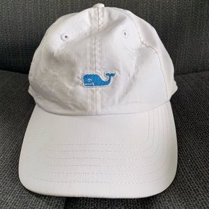 White Vineyard Vines Whale Logo Baseball Cap